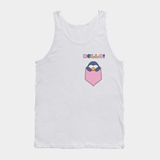 Cute Penguin in the Pocket Tank Top